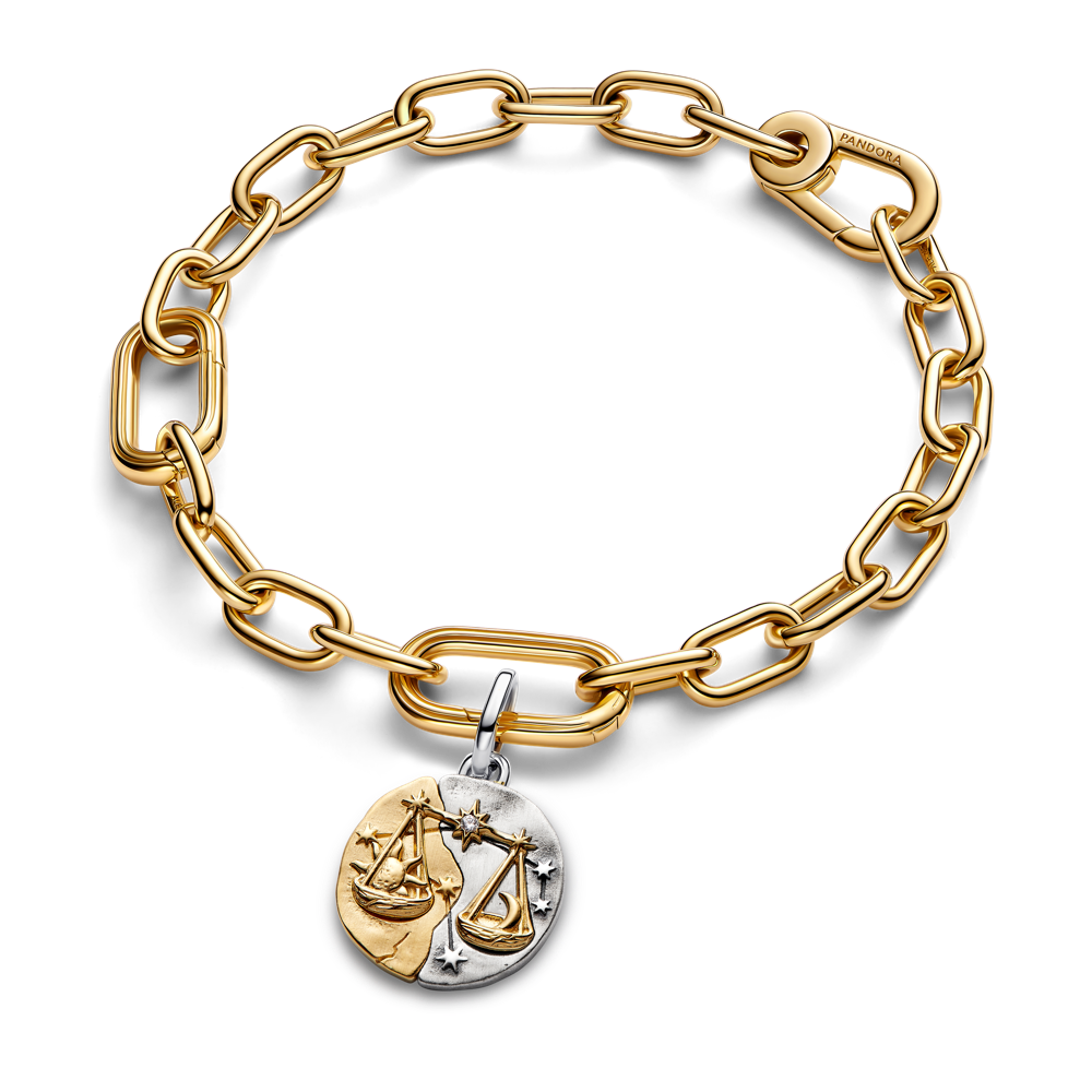 Svarstyklių zodiako ženklo medaliono karoliukas