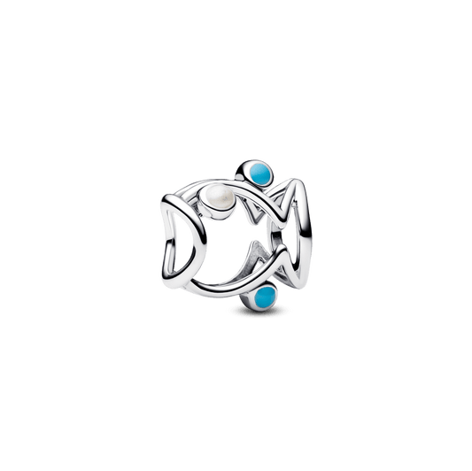 Ažūrinis karoliukas „Žuvis“ - Pandora Lietuva