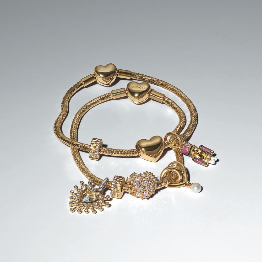 Briaunotas užsegamas karoliukas - Pandora Lietuva