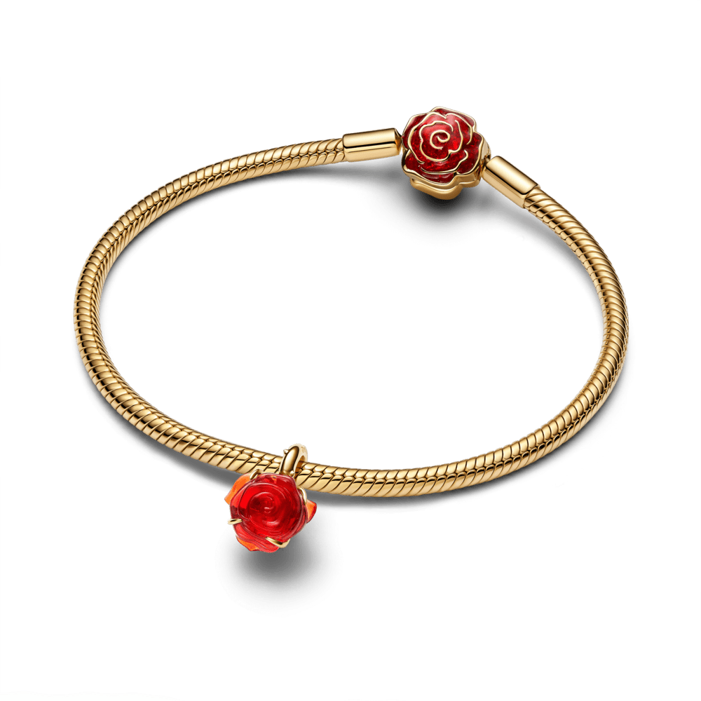 „Disney“ kabantis karoliukas „Stebuklinga „Gražuolės ir Pabaisos“ rožė“ - Pandora Lietuva