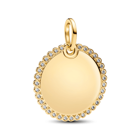 Graviruojamas apvalus pakabutis - Pandora Lietuva