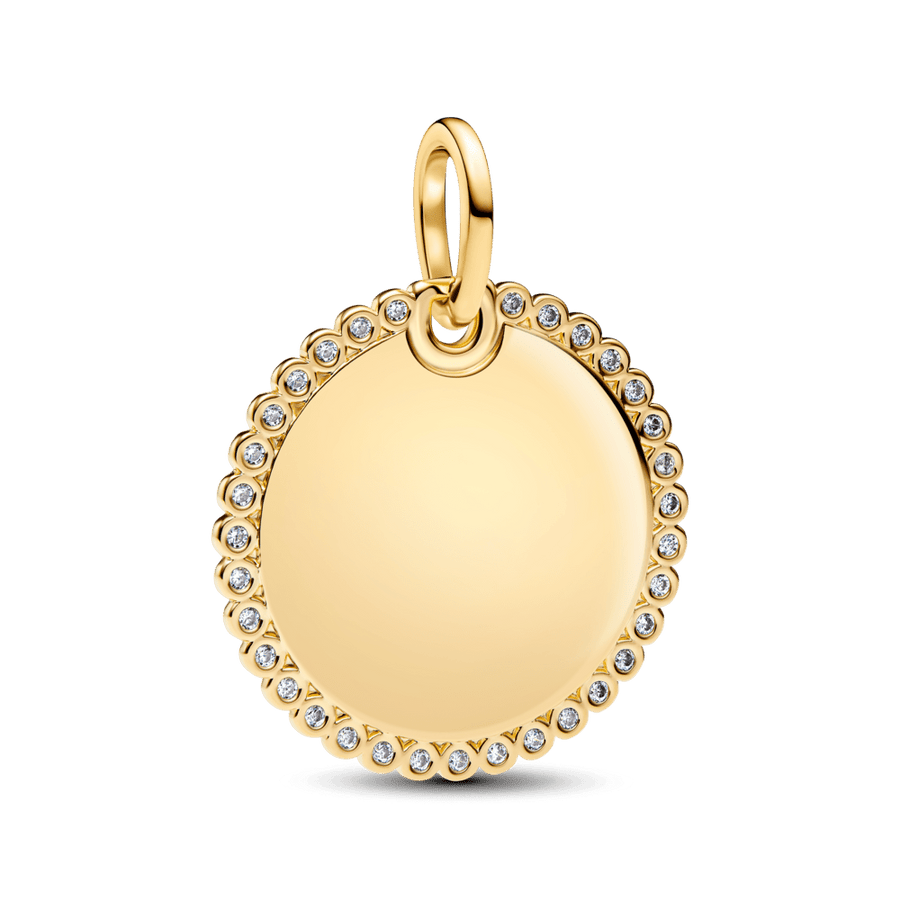 Graviruojamas apvalus pakabutis - Pandora Lietuva