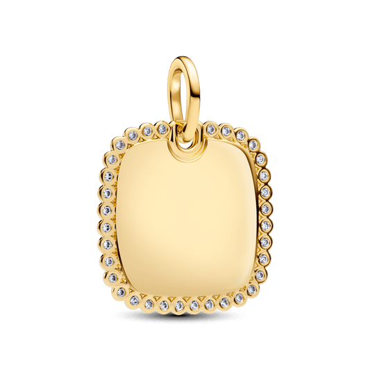 Graviruojamas kvadratinis pakabutis - Pandora Lietuva