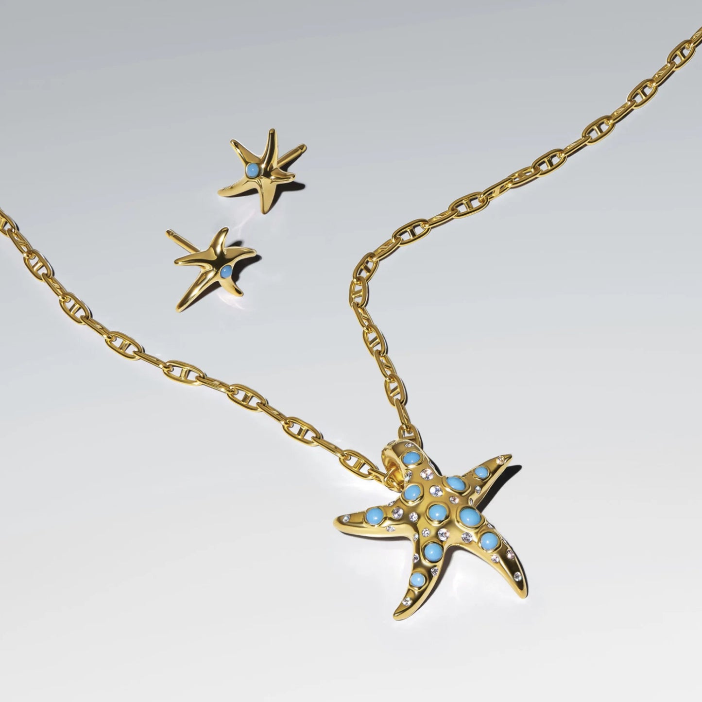 Įsmeigiami auskarai „Jūrų žvaigždė“ - Pandora Lietuva