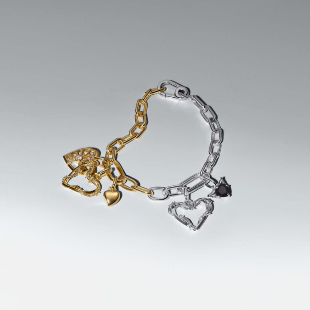 Kabantis karoliukas „Vielinė širdis“ - Pandora Lietuva