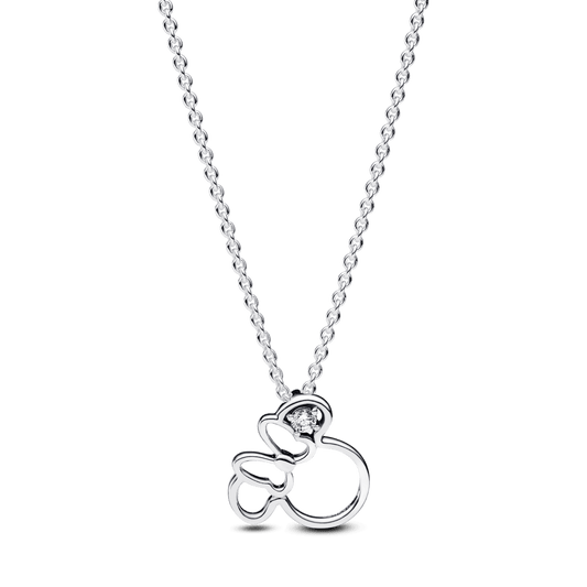 Koljė vėrinys „Disnėjaus pelytės Minės siluetas“ - Pandora Lietuva