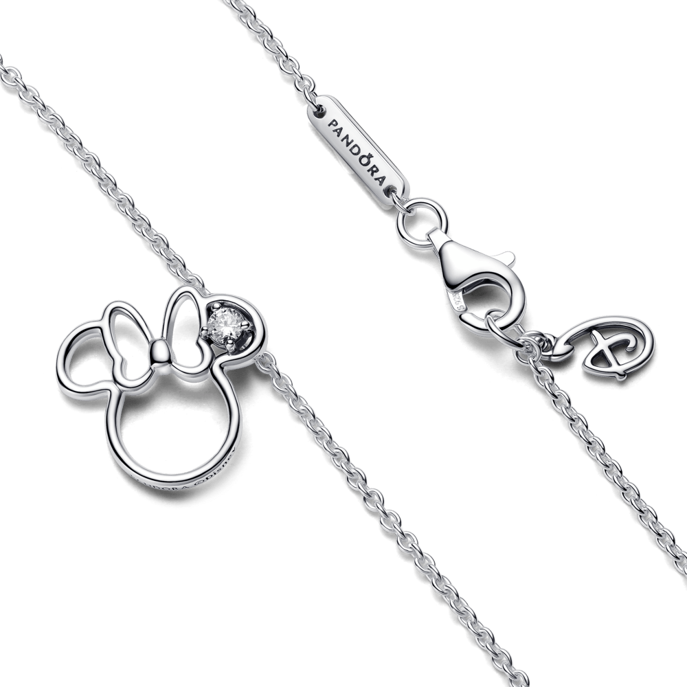 Koljė vėrinys „Disnėjaus pelytės Minės siluetas“ - Pandora Lietuva