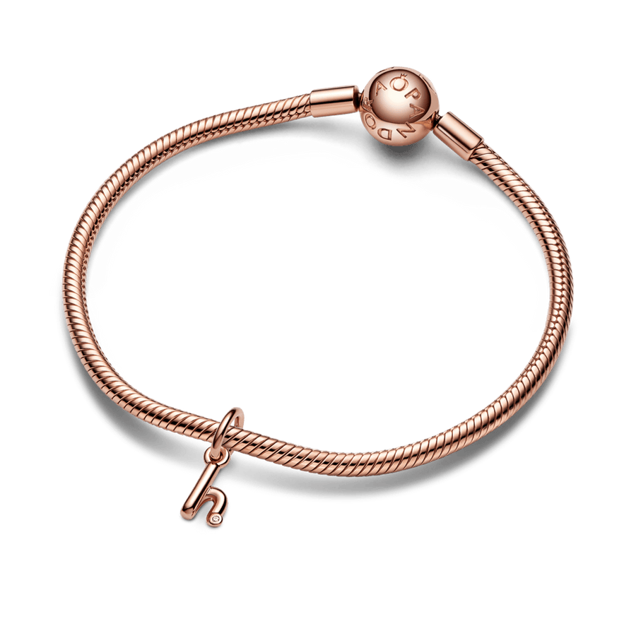 Letter h Script Alphabet Dangle Charm - Pandora Lietuva