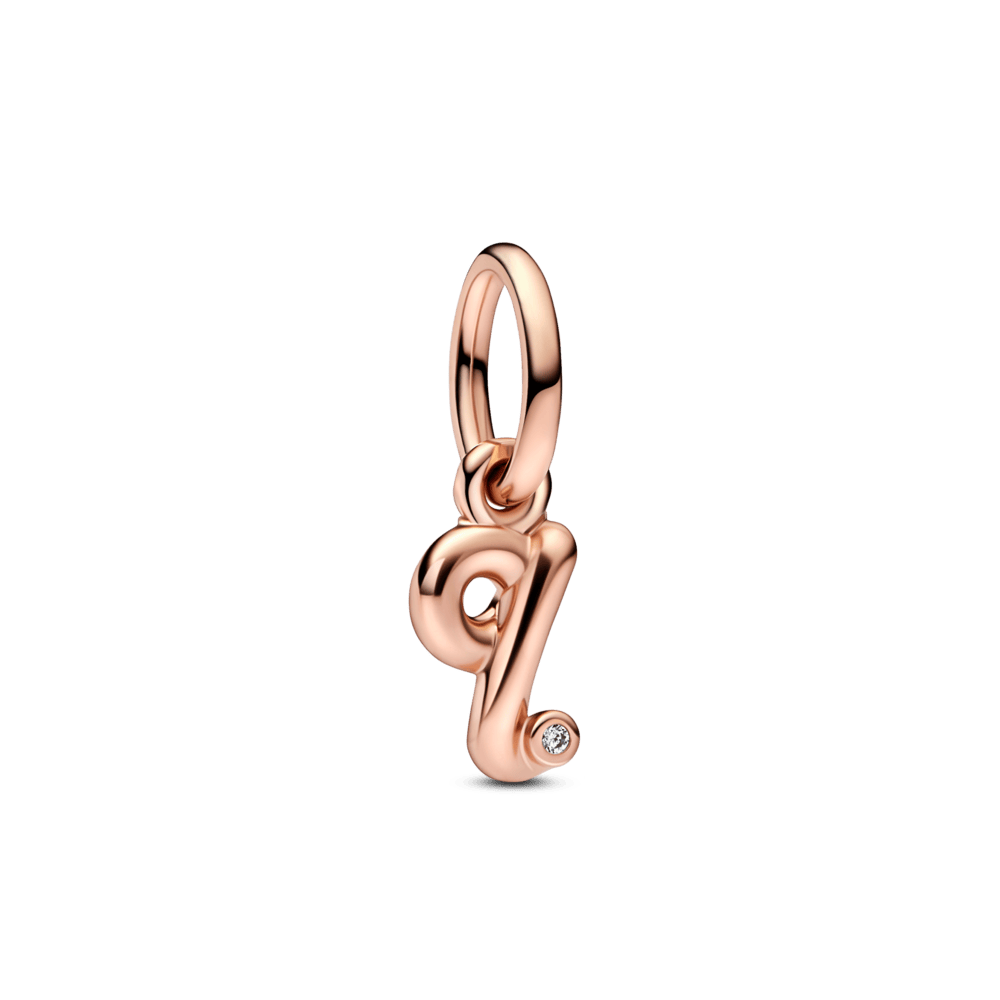 Letter q Script Alphabet Dangle Charm - Pandora Lietuva