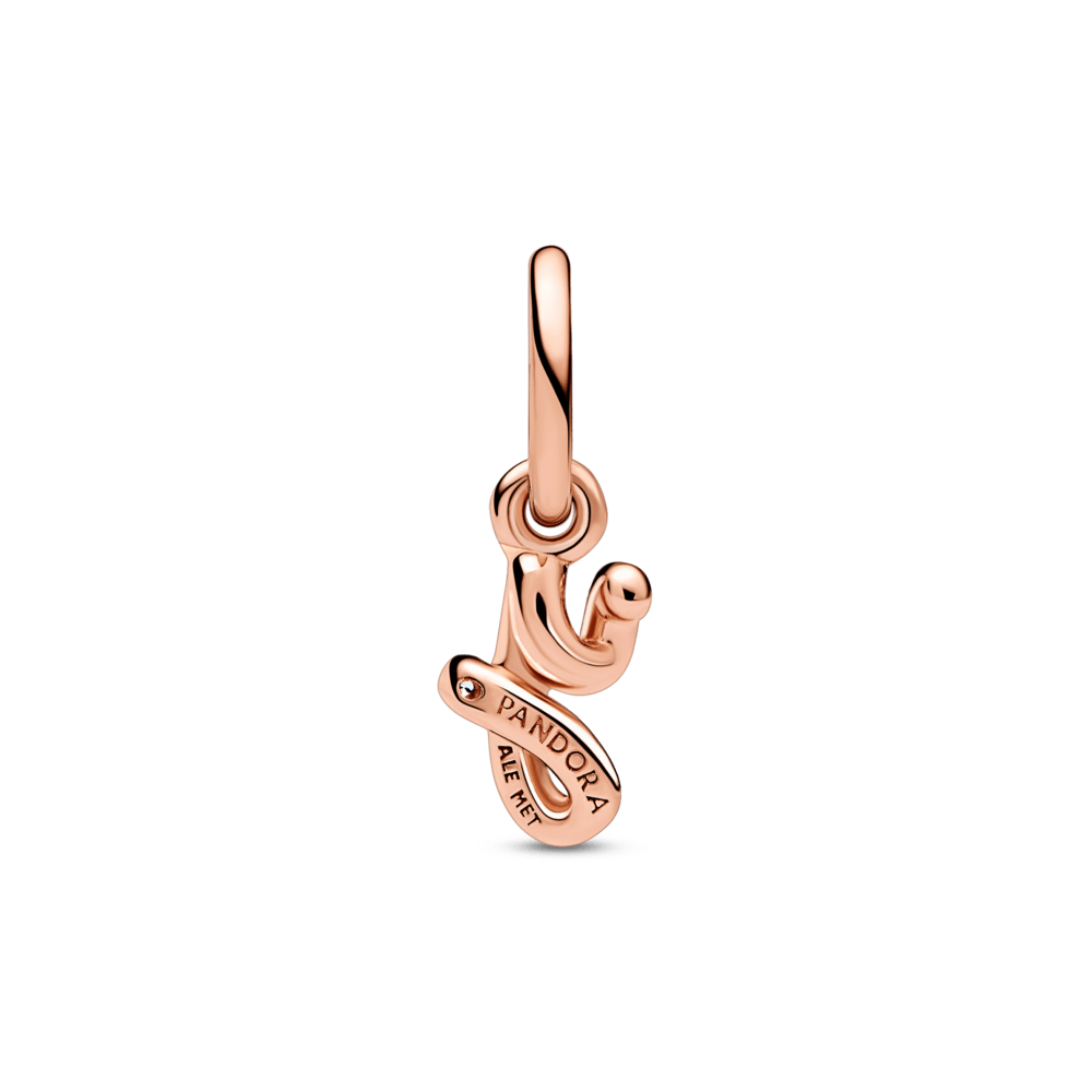 Letter y Script Alphabet Dangle Charm - Pandora Lietuva