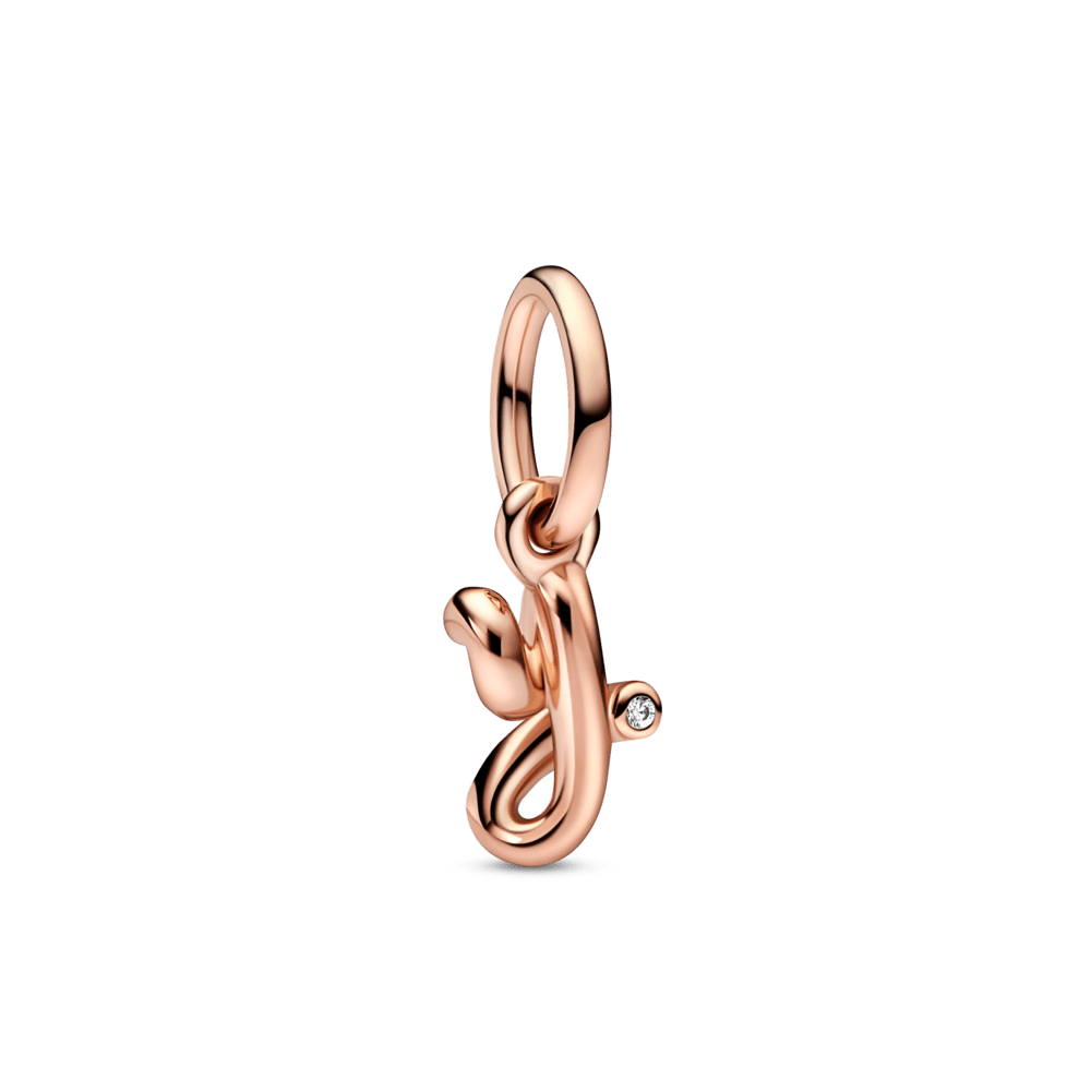 Letter y Script Alphabet Dangle Charm - Pandora Lietuva