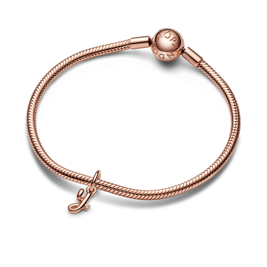 Letter y Script Alphabet Dangle Charm - Pandora Lietuva