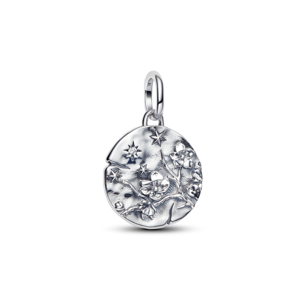 Vėrinys su medalionu „Sakuros žiedas“