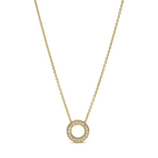 Pandora Logo Pavé apvalus koljė vėrinys - Pandora Lietuva