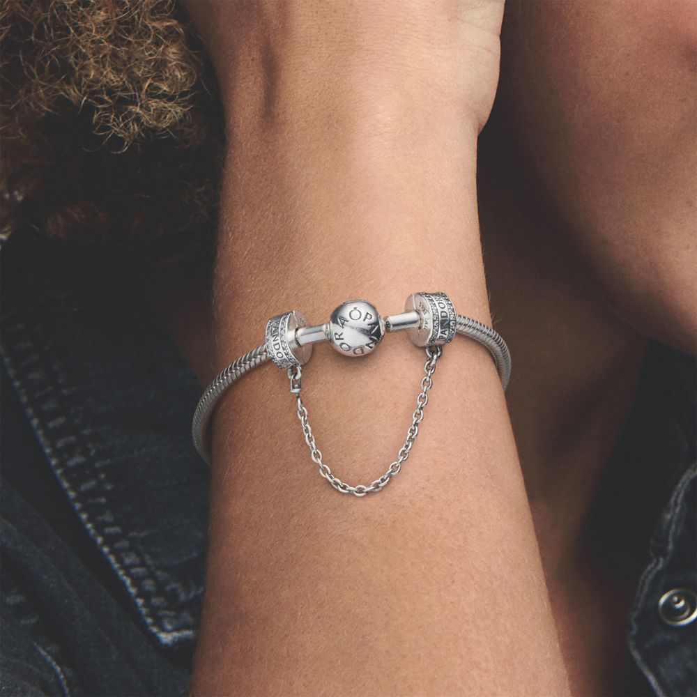 Pandora Logo saugumo grandinėlė - Pandora Lietuva