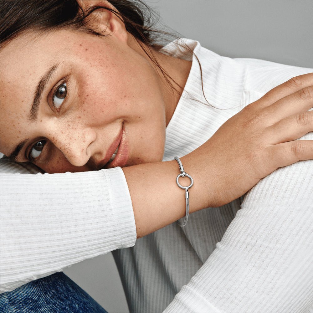 Pandora Moments O Closure Snake Chain Bracelet apyrankė - Pandora Lietuva