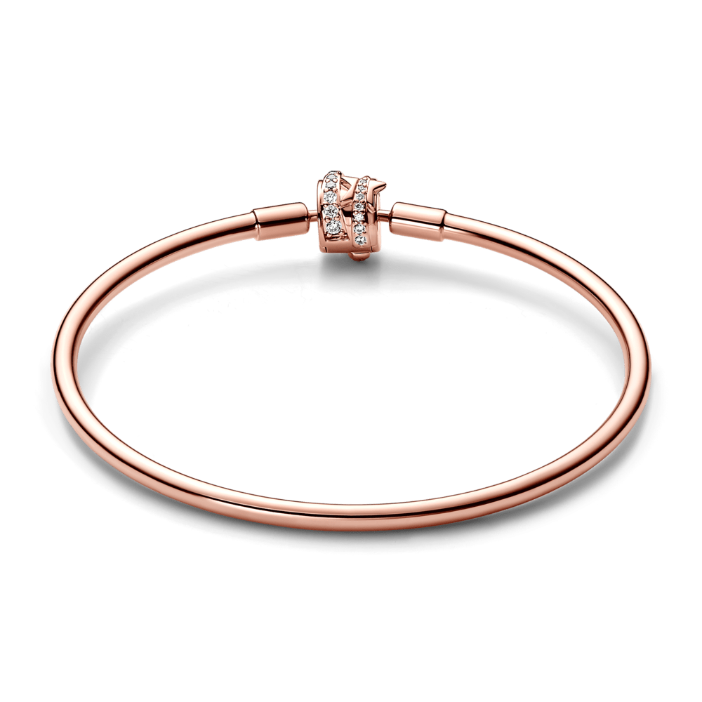 Pandora Moments Sparkling Shooting Star Clasp Bangle - Pandora Lietuva