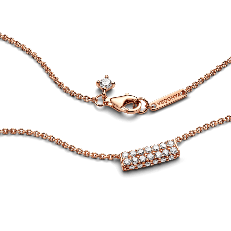 Pandora Timeless Pavé dviejų eilių kaklo papuošalas - Pandora Lietuva