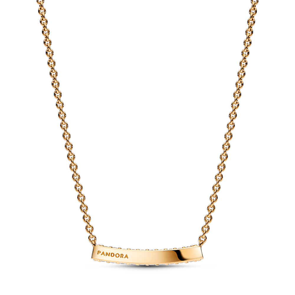 Pandora Timeless Pavé Single - row Bar Collier Necklace vėrinys - Pandora Lietuva