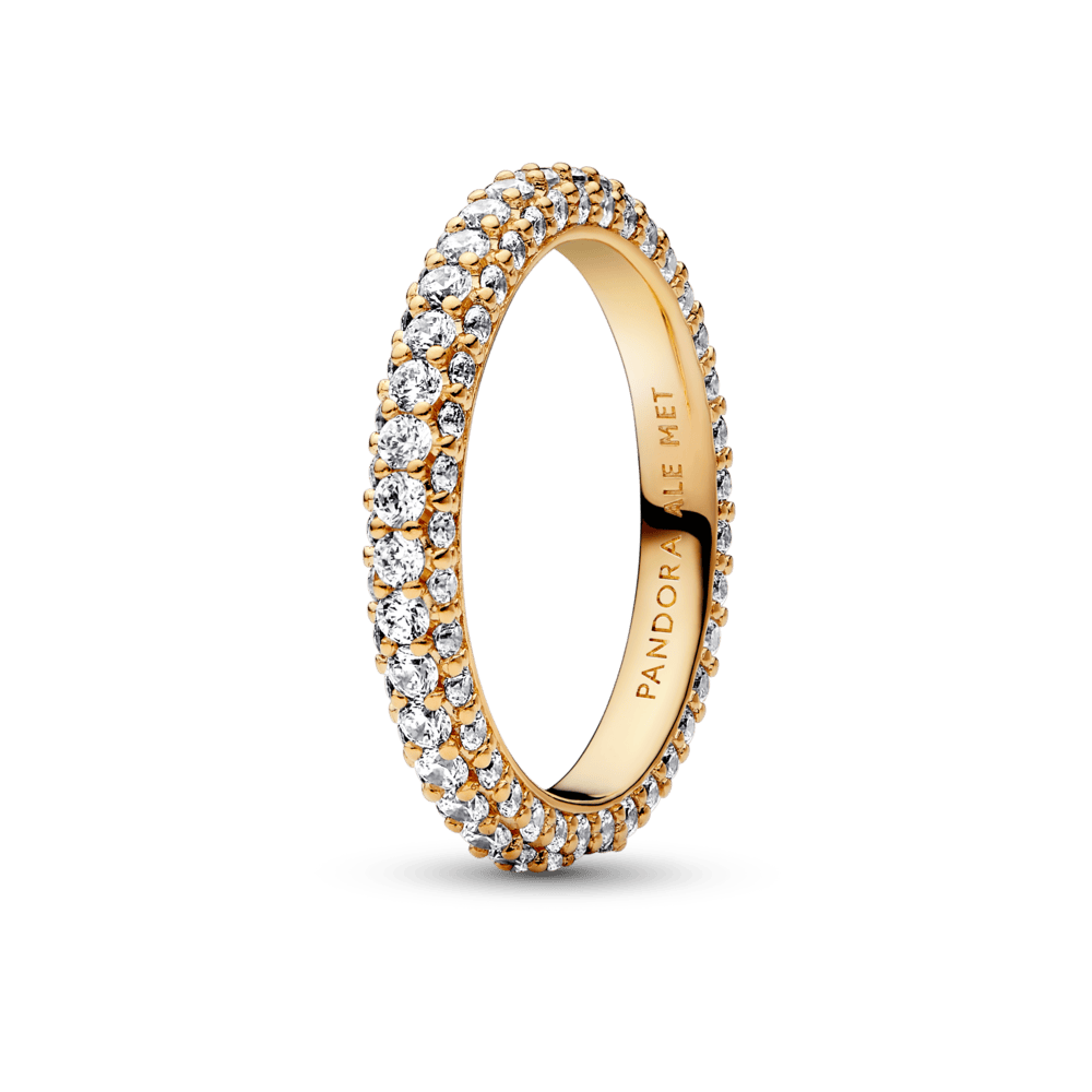Pandora Timeless Pavé vienos eilės žiedas - Pandora Lietuva