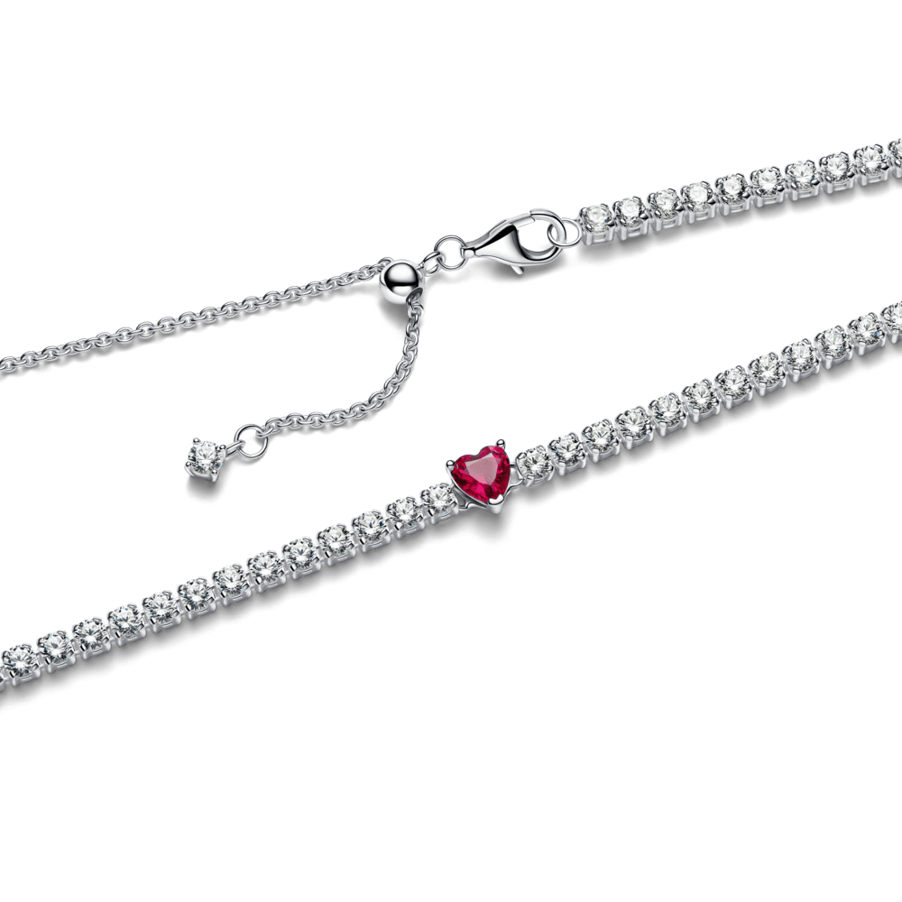 Priglundantis vėrinys su širdies formos aureole - Pandora Lietuva