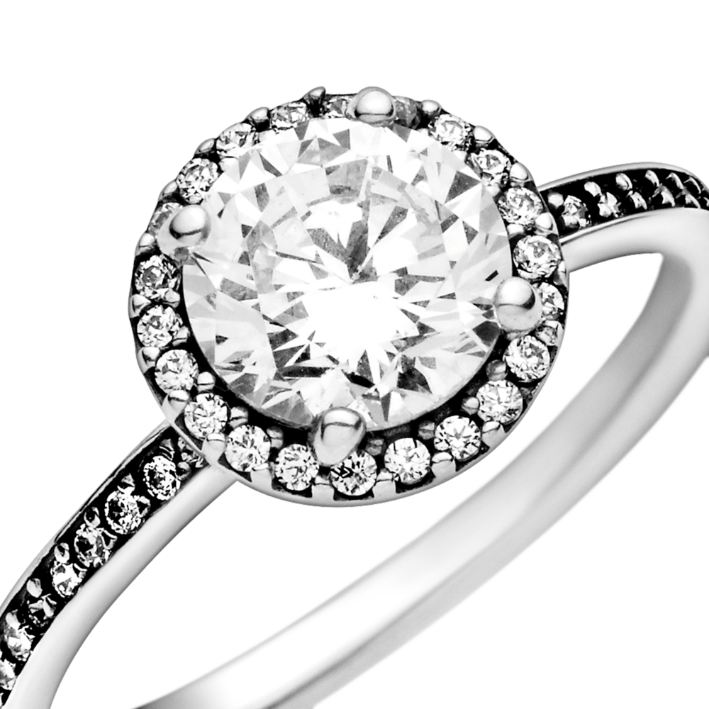 Round Sparkle Ring - Pandora Lietuva