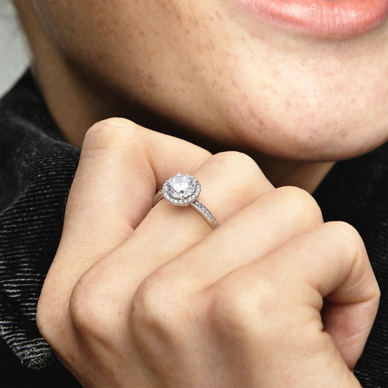 Round Sparkle Ring - Pandora Lietuva