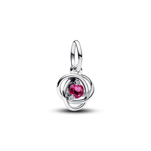 Rožinis talismanas „Amžinybės ratas“ - Pandora Lietuva