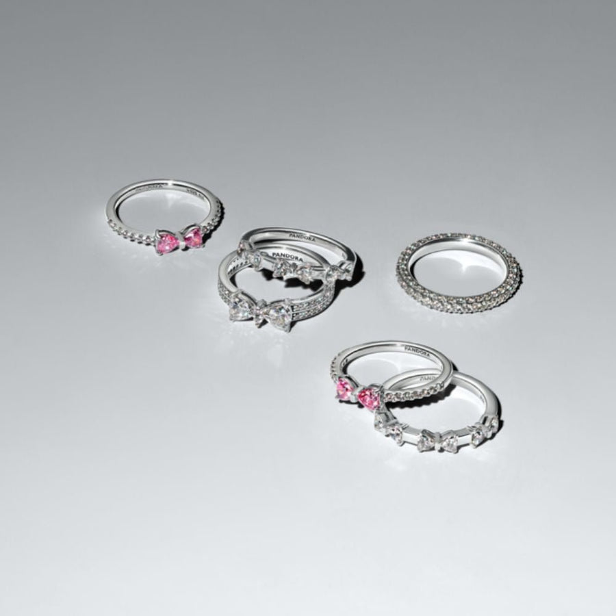 Segmentinis žiedas „Kaspinėliai“ - Pandora Lietuva