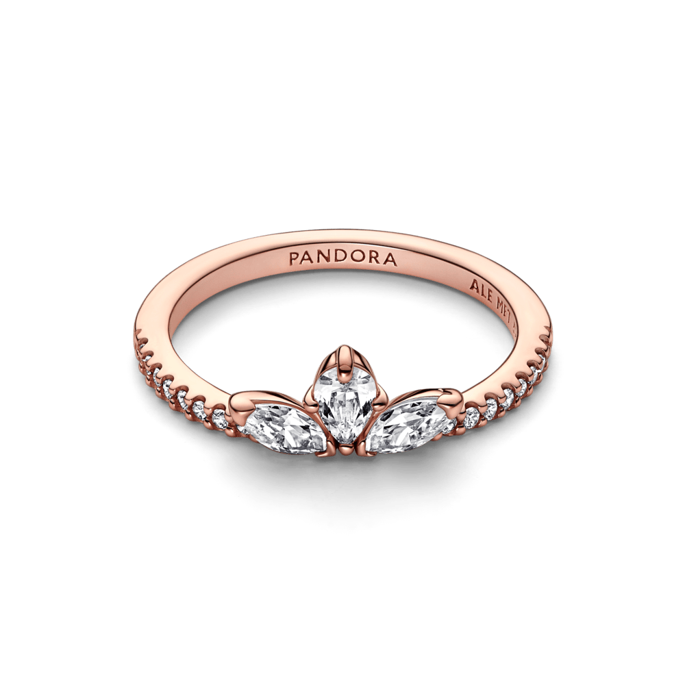 Sparkling Herbarium Cluster Ring žiedas - Pandora Lietuva