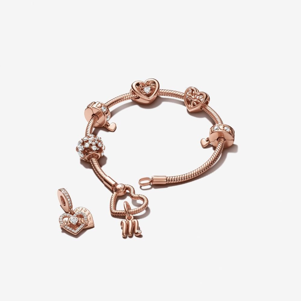 Sparkling Herbarium Cluster Round Charm - Pandora Lietuva