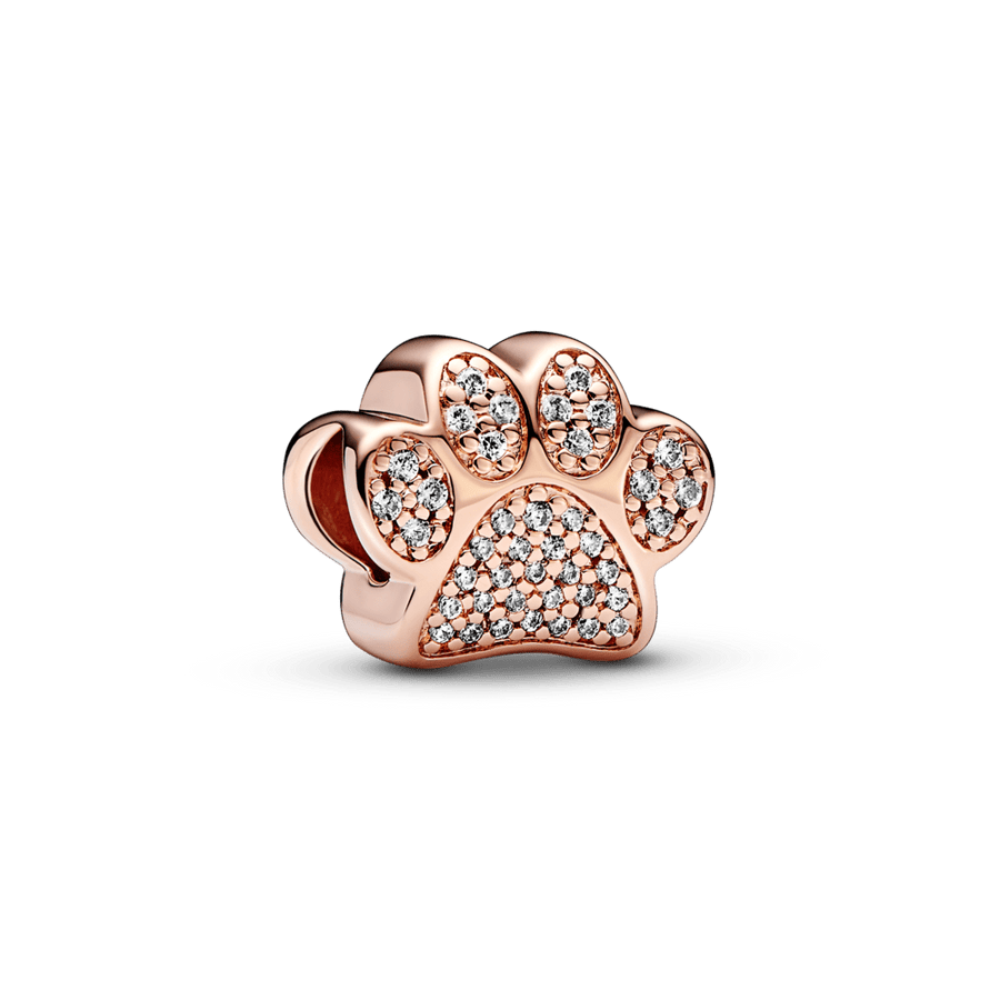 Sparkling Paw Print Charm pakabukas - Pandora Lietuva