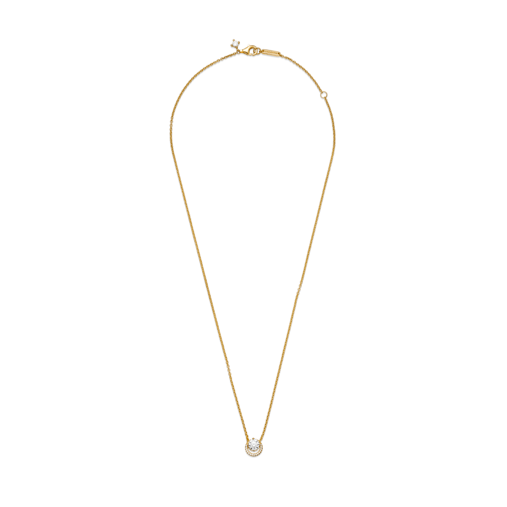 Spindintis apvalus aureolės kaklo vėrinys - Pandora Lietuva