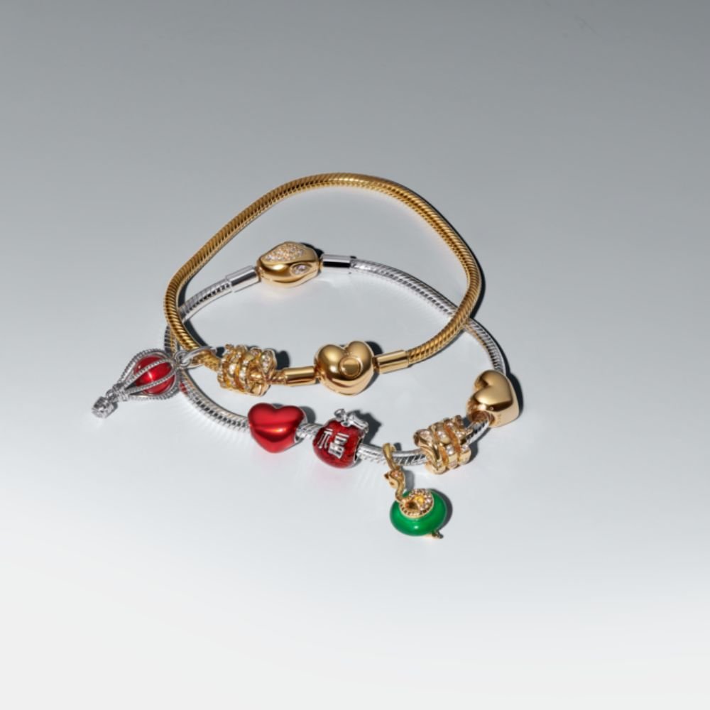 Susuktas karoliukas „Gyvatė“ - Pandora Lietuva