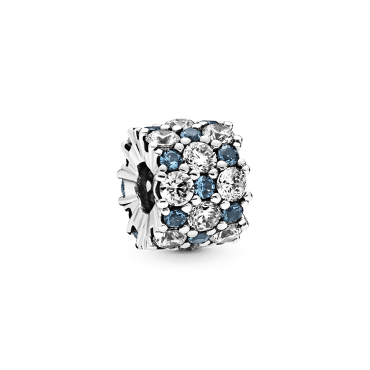 Vidurnakčio mėlynumo žėrintis karoliukas - Pandora Lietuva