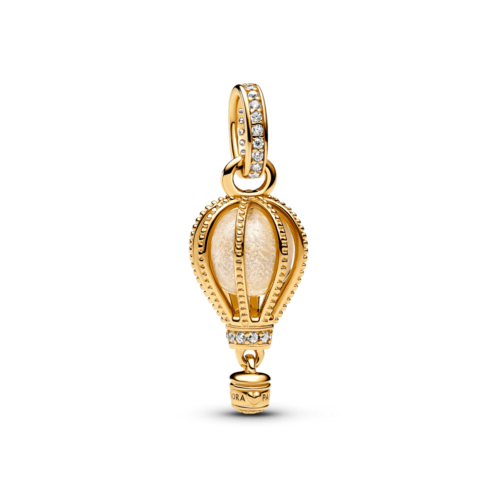 Žėrintis skaidrus talismanas „Oro balionas“ - Pandora Lietuva