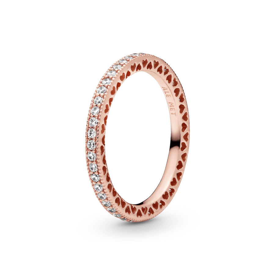 Žiedas Spindinčios Širdys - Pandora Lietuva