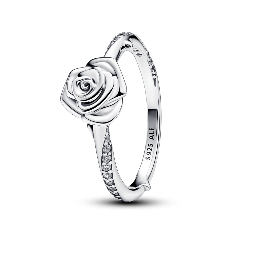 Žiedas „Žydinti rožė“ - Pandora Lietuva