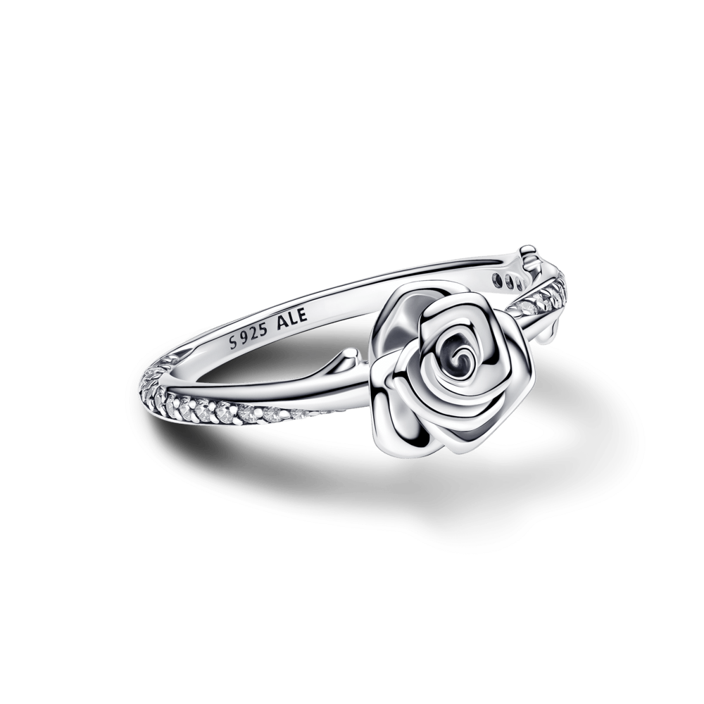 Žiedas „Žydinti rožė“ - Pandora Lietuva