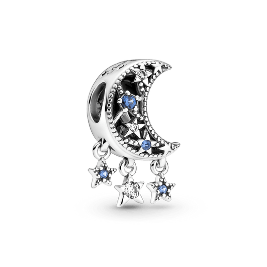 Žvaigždės ir pusmėnulio karoliukas - Pandora Lietuva