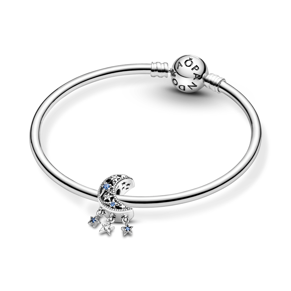 Žvaigždės ir pusmėnulio karoliukas - Pandora Lietuva