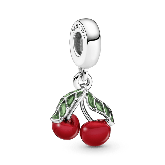 Asimetriškas vyšnių vaisių kabantis karoliukas - Pandora LT