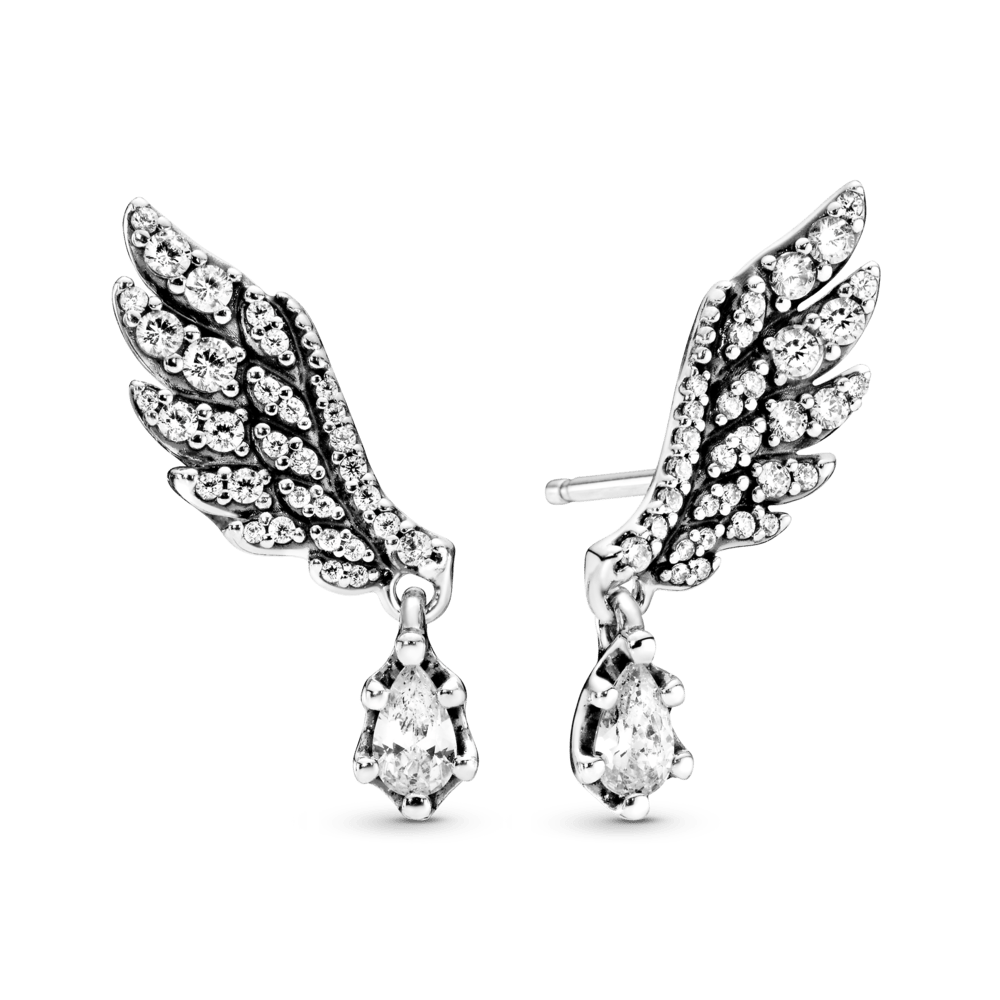 Auskarai Angelo Sparnai - Pandora Lietuva