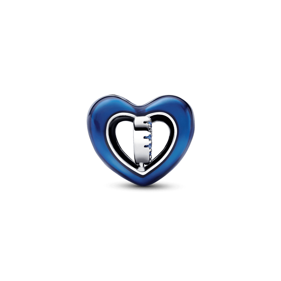 Besisukančios Mėlynos Širdies Karoliukas - Pandora Lietuva