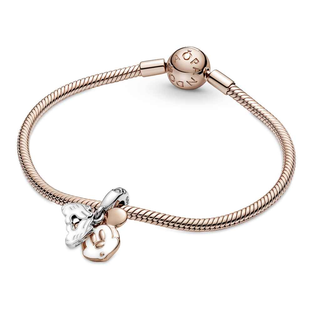 Disnėjaus Peliuko Mikio dvigubas kabantis karoliukas - Pandora LT