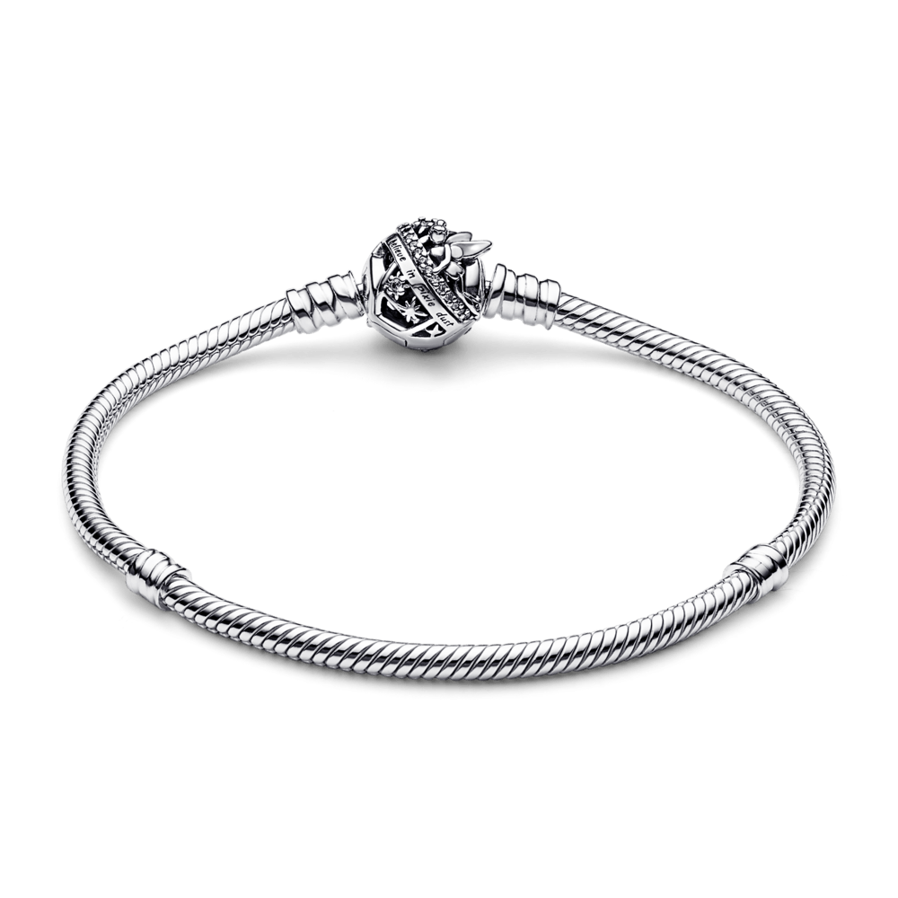 Disney Tinker Bell Clasp Moments gyvatės pynimo grandinėlės apyrankė - Pandora LT