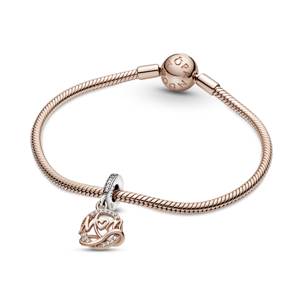 Dviejų atspalvių mamos kabantis karoliukas - Pandora LT