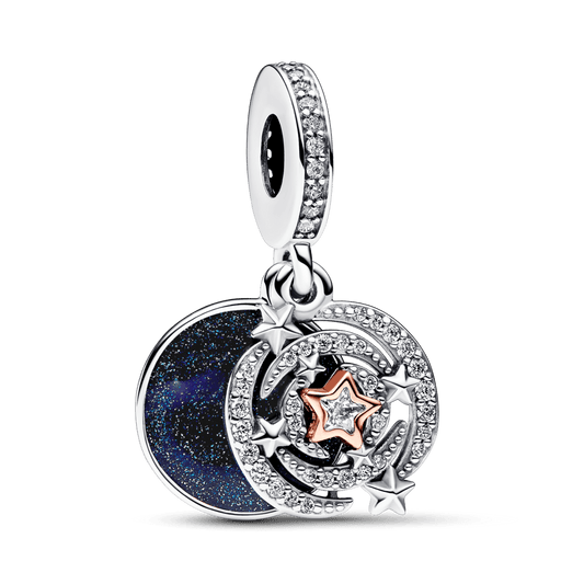 Dvispalvis Krentančios Žvaigždės Kabantis Karoliukas - Pandora Lietuva