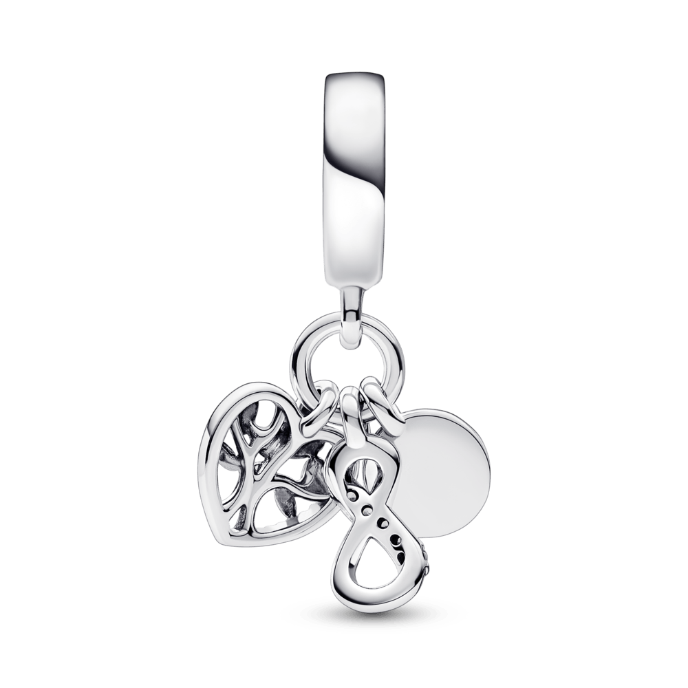 Family Infinity Triple Dangle Charm pakabukas - Pandora Lietuva