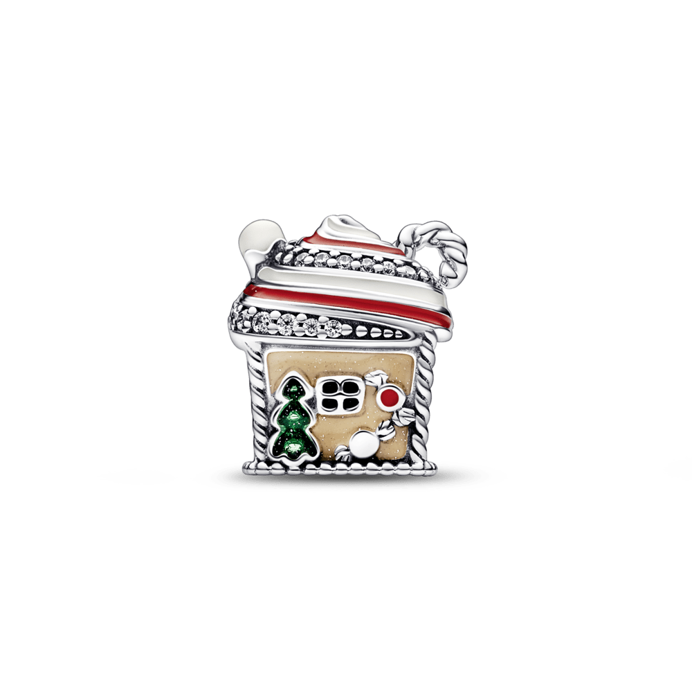 Festive Gingerbread House Charm - Pandora Lietuva